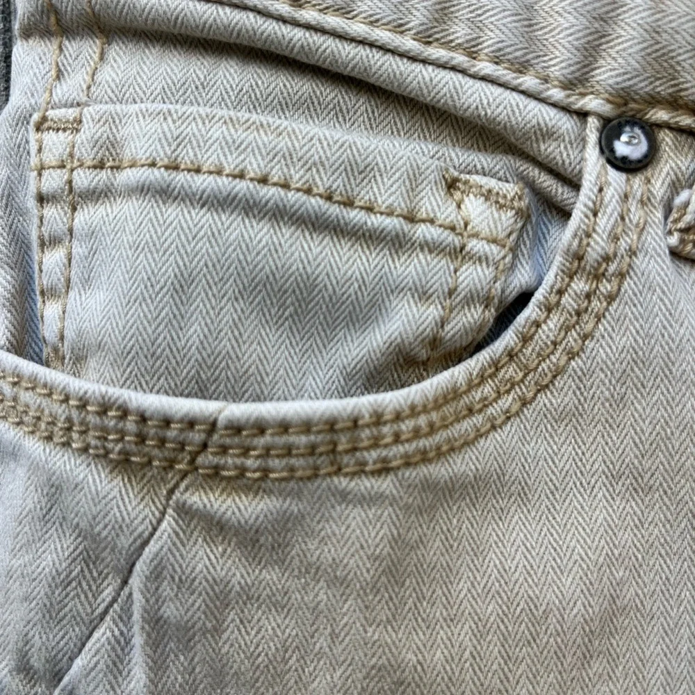 Free People Herringbone Cream Women Jeans